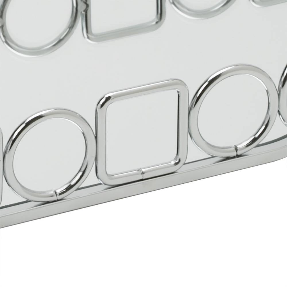 Circles and Squares Large Mirror Vanity Tray