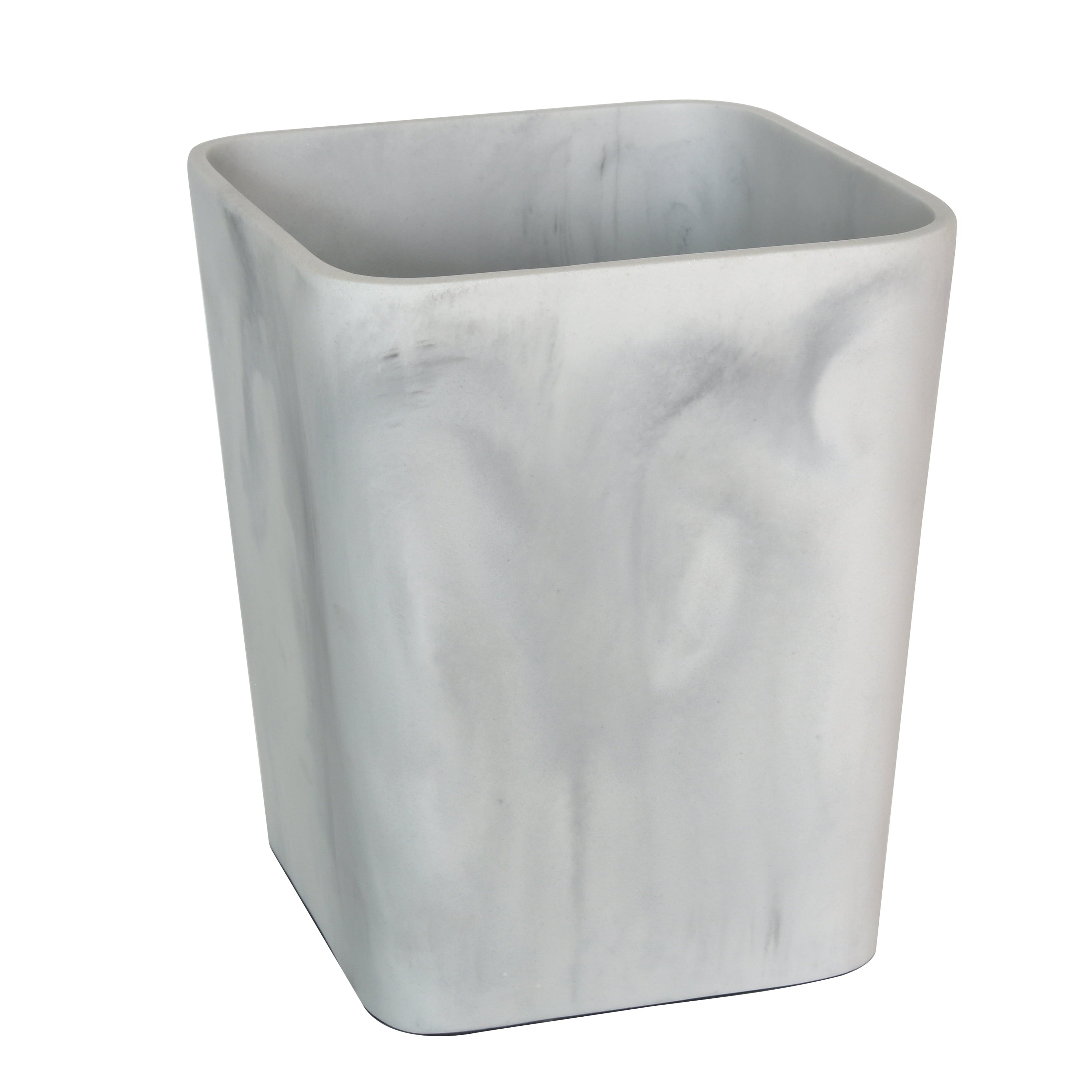 (2 Pack)  Faux Marble Trash Can