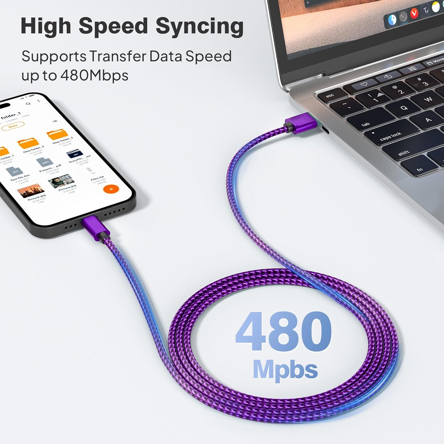 for Airpods Pro 3 Charging Cord 1.5/3.3/6.6Ft,Multi Length USB a to USBC Type C Charger Cable for Apple Airpods 4 4Th Generation,Airpod Pro 2 2Th 3Th,Iphone 17 Air 16 16E 15 Pro Max Plus