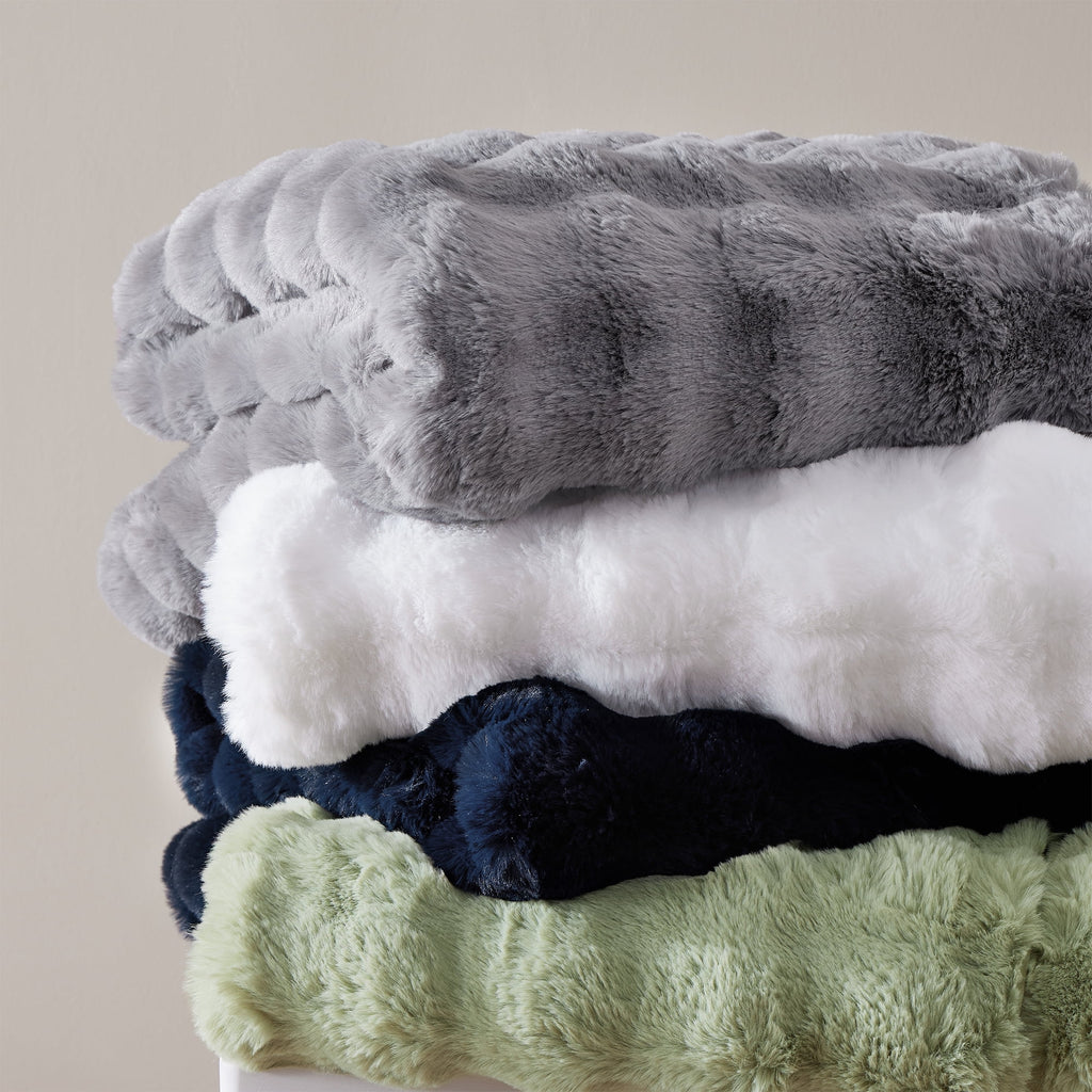 Throw Blanket for Couch Bed Fleece Flush Faux Fur Throw Blanket Back to School Room Decoration Gift 50" X 60"