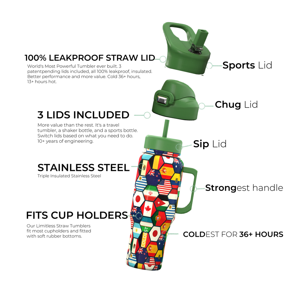 46oz Premium Insulated Hydration Tumbler