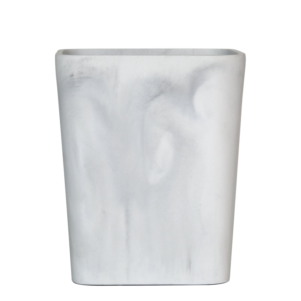 (2 Pack)  Faux Marble Trash Can