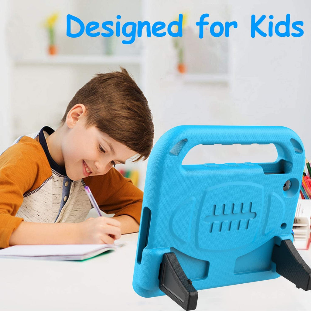 Case for Ipad Mini 1 2 3, Ipad Mini 1/2/3 Case for Kids - Built-In Screen Protector, Shockproof Lightweight Hard Cover Handle Stand Kids Case for Ipad Mini 1St 2Nd 3Rd Generation, Blue